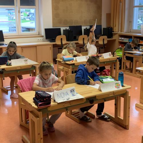 Wir lernen viel in der 1a