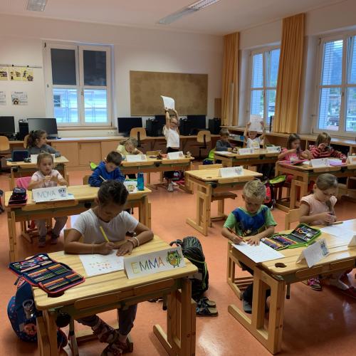 Wir lernen viel in der 1a