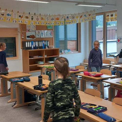Klimabündnis  - zu Fuß zur Schule