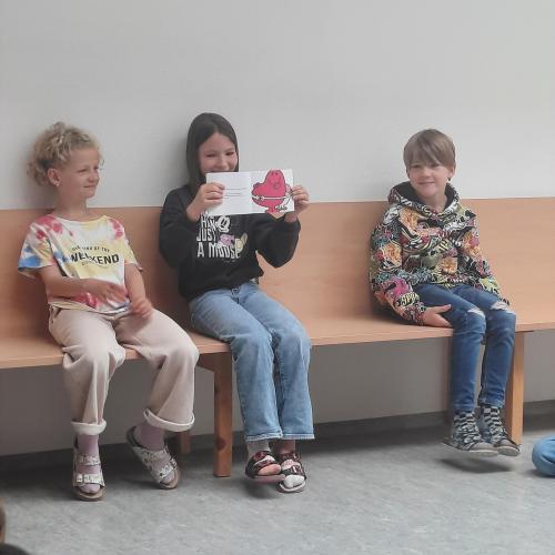 Vorleseaktion mit dem Kindergarten