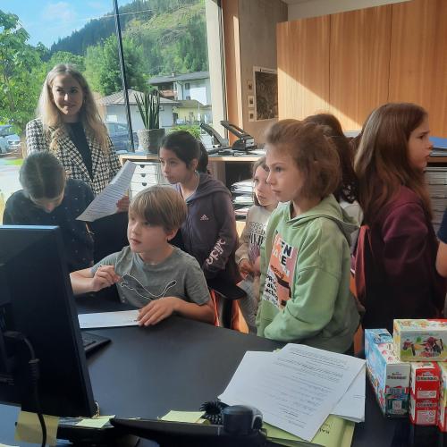 Besuch im Gemeindeamt
