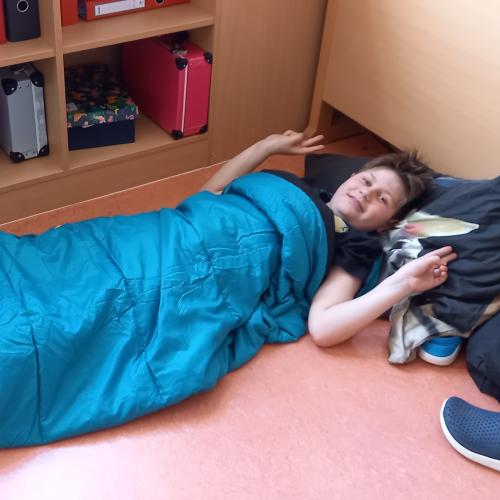 Übernachten in der Schule