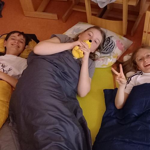Übernachten in der Schule