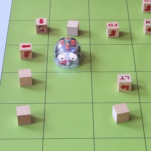 Besuch vom DIGI-Coach: Bee-Bots