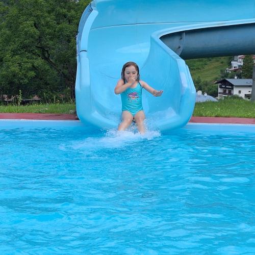 Ein etwas frischer aber lustiger Schwimmausflug zum Abschluss 