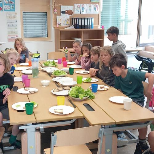 Vom Hochbeet auf den Tisch -gesunde Jause