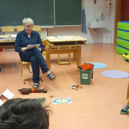 Lebensmittel im Abfall