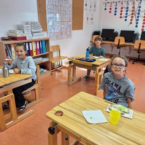 Lehrausgang "Einkaufen" mit gesunder Jause