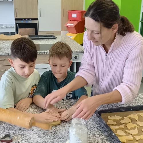 Kekse backen mit der 1. Klasse