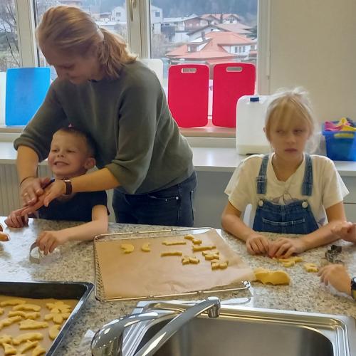 Kekse backen mit der 1. Klasse