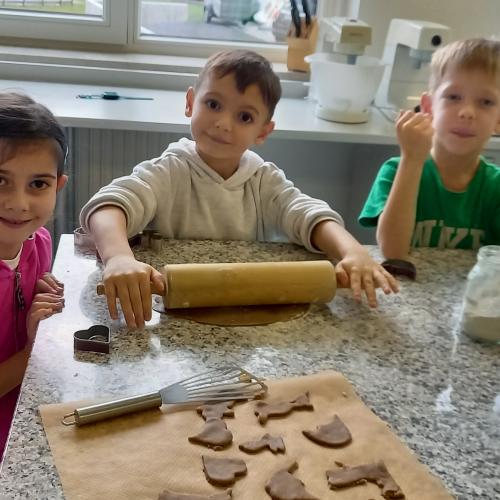 Kekse backen mit der 1. Klasse