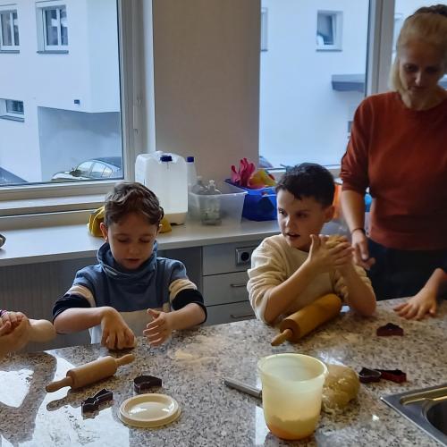 Kekse backen mit der 1. Klasse