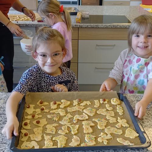 Kekse backen mit der 1. Klasse