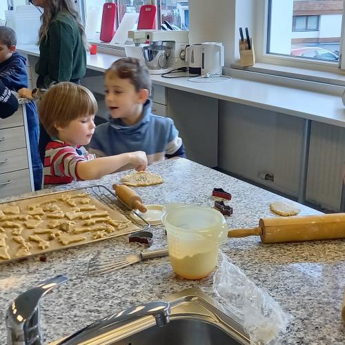 Kekse backen mit der 1. Klasse