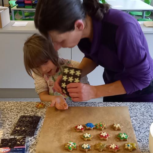 Kekse backen mit der 1. Klasse