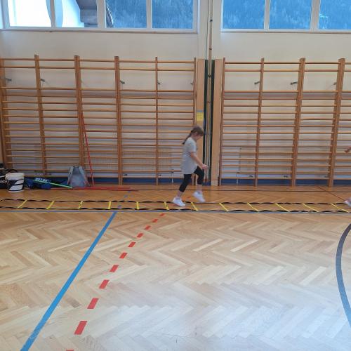 1. Tennisübungseinheit mit Alex
