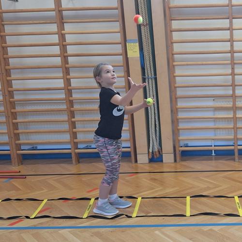 1. Tennisübungseinheit mit Alex