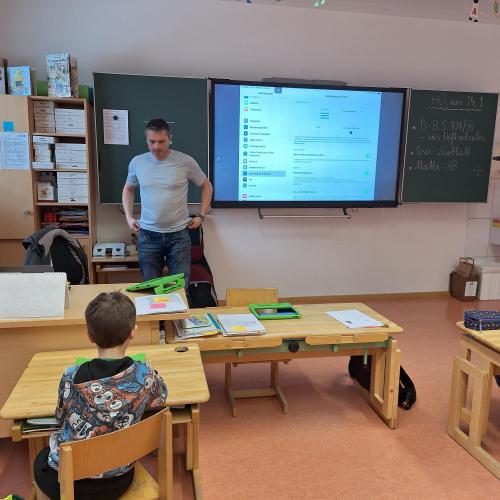 Erstes Arbeiten mit dem iPad mit DIDI Coach Mathias