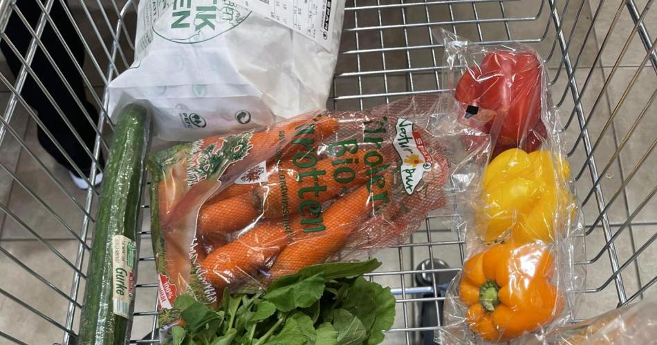 Lehrausgang "Einkaufen" mit gesunder Jause
